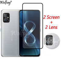 Full Cover Tempered Glass For Asus Zenfone 8 Screen Protector For Asus Zenfone 9 10 8Flip Camera Glass For Asus Zenfone 8 Glass