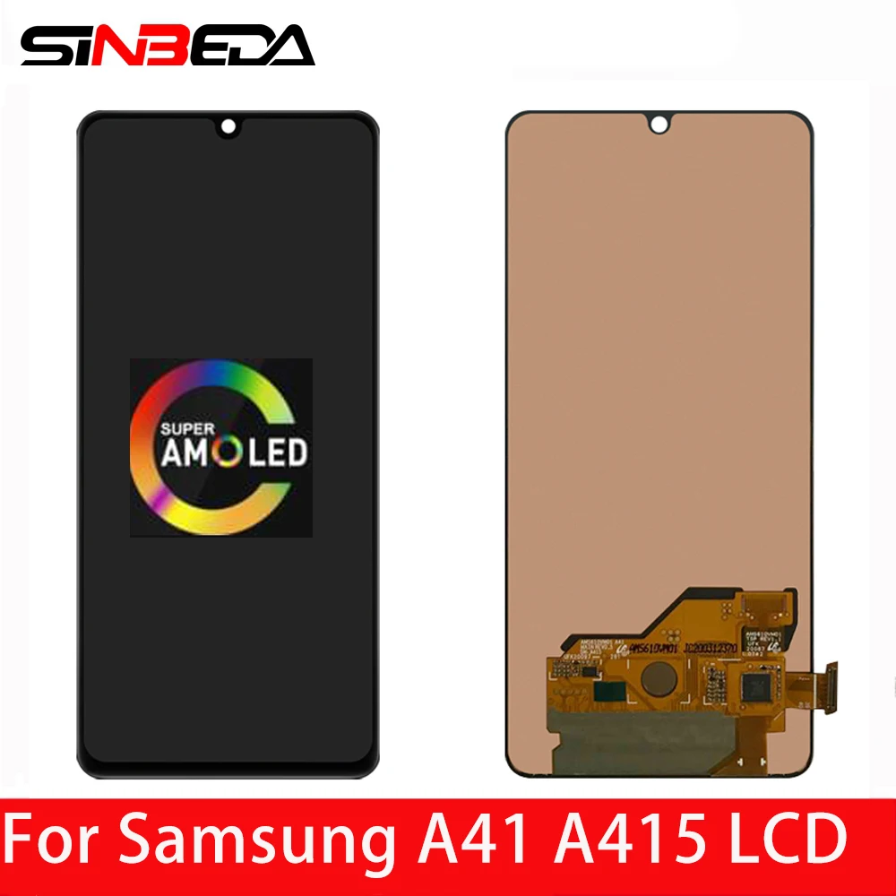 LCD Display Touch Screen Digitizer Assembly, Super AMOMLED, 6.1 