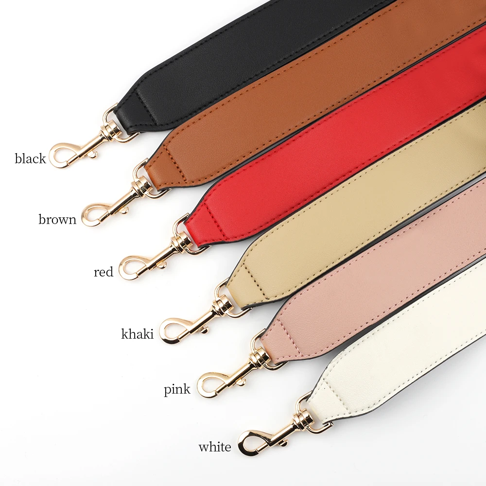 50cm 4cm Wide PU Leather Purse Bag Strap Short Shoulder Handbag Top Handle Replacement Bags Accessory