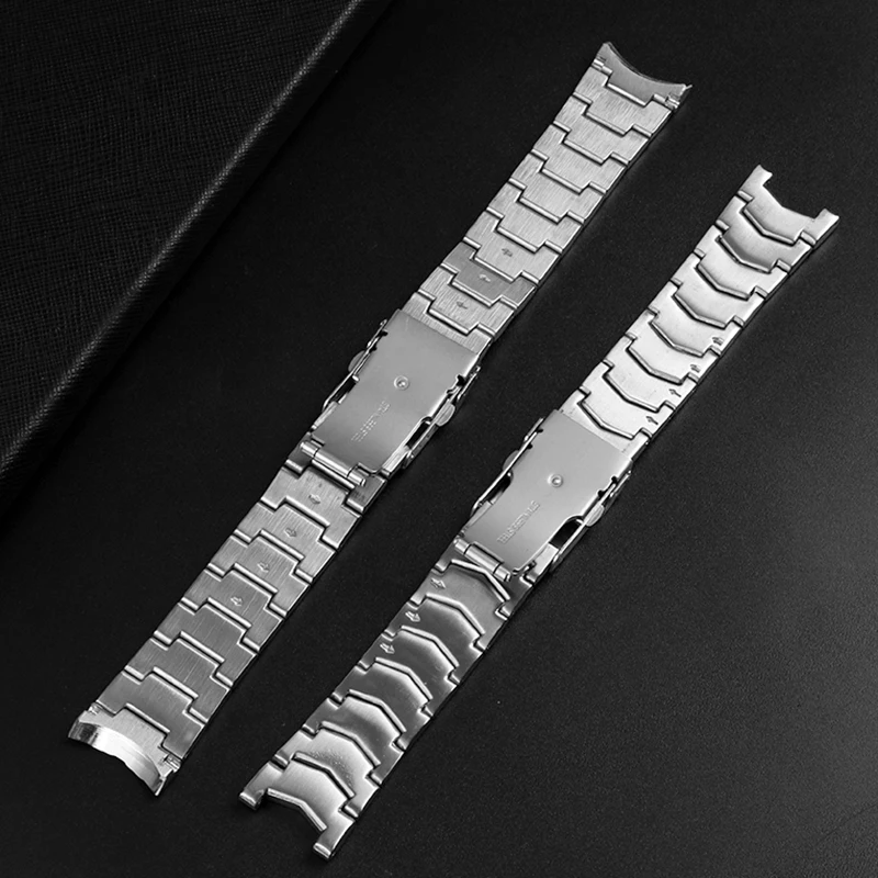 Watchand for Casio EF-550 Men\'s Stainless Steel Watch strap EDIFICE Series 5051 EF-524D Bracelet Waterproof silicone Strap 22mm