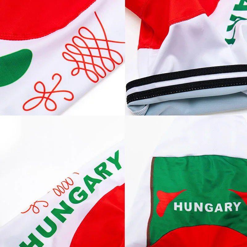 Crossrider 2025 Team HUNGARY Cycling Jersey MTB Bicycle Clothing Bike Wear Clothes Men\'s Short GEL Bib Sets Maillot Culotte Suit