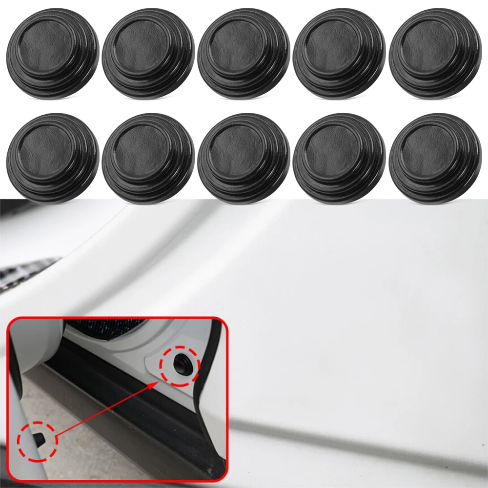 10pcs Car Door Anti-shock Stickers Soundproof Buffer Gasket For Hyundai Santa Fe Sonata Solaris Azera Creta I30 Ix25 Tucson HB20