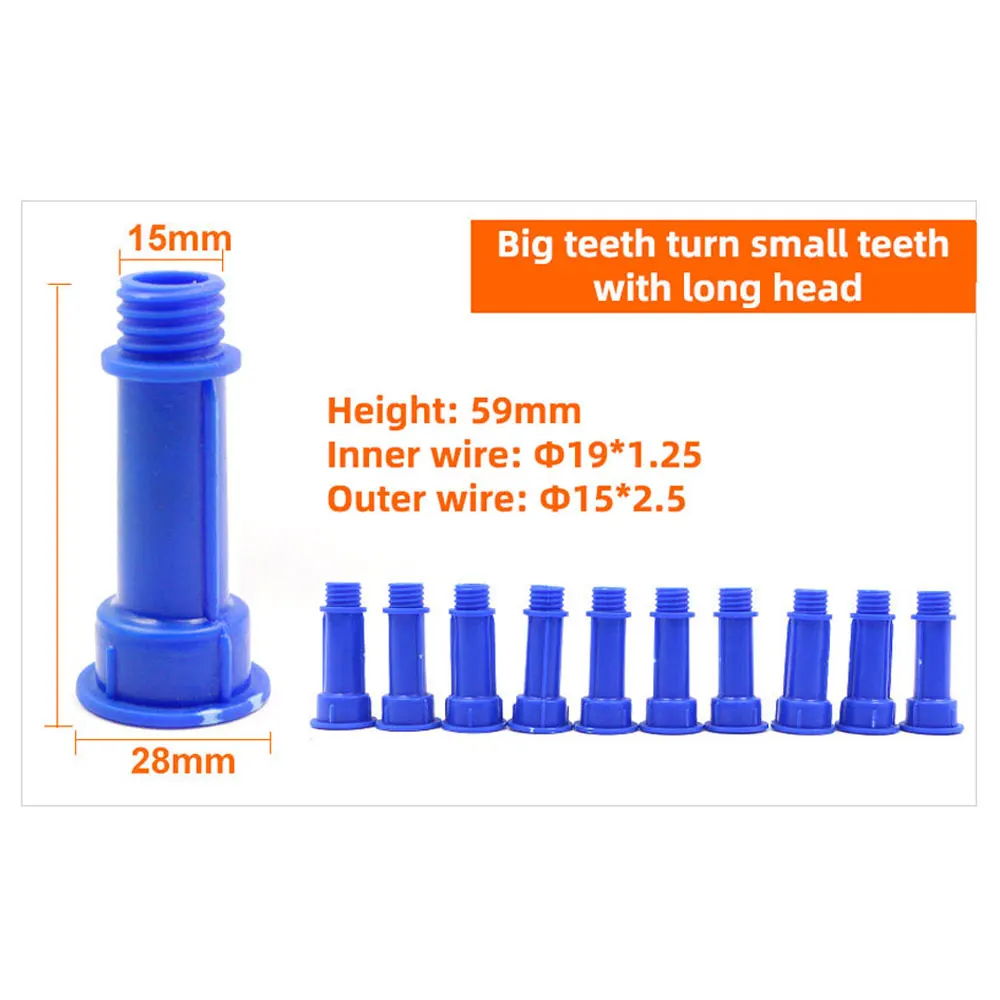 10 stücke Pneumatische Klebepistole Düse Zubehör 6/8/10 MM Edelstahl Kleber Düse Weiche & Harte kleber Düse Adapter Set Kleber Düse – Detail 15