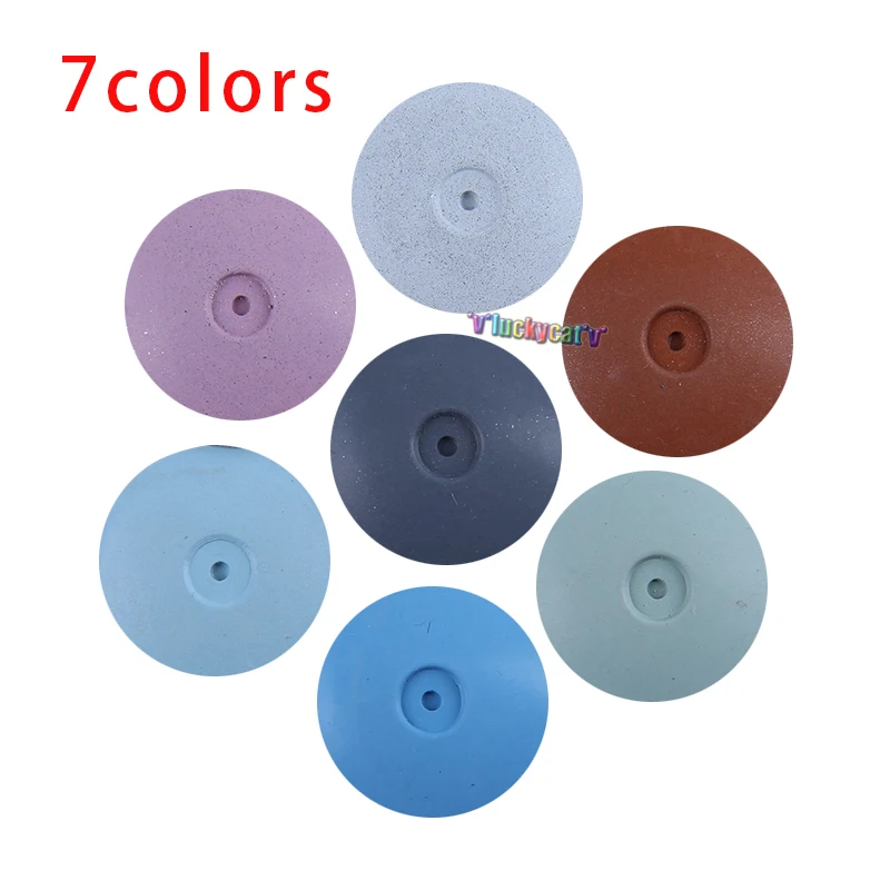 22*3.5mm Dental Polishing Wheels Burs Silicone Polishers Dental Lab Mixed for 35pcs