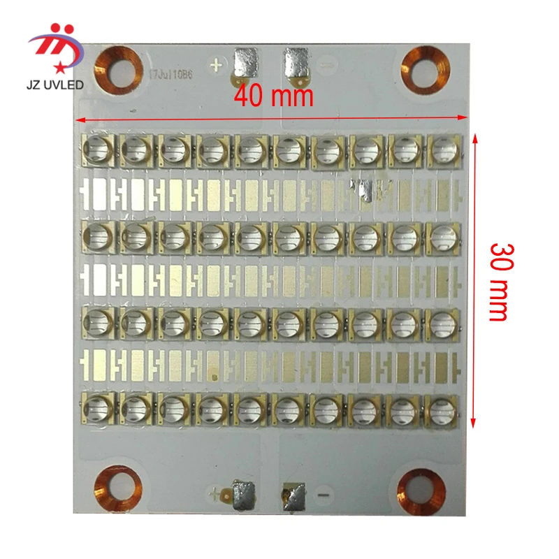 403035 A0D UV LED Module For Uv Gel Curing Lights UV Flatbed Printer Ink Varnish Curing Dry Lamps 365nm 395nm Ultraviolet Lights