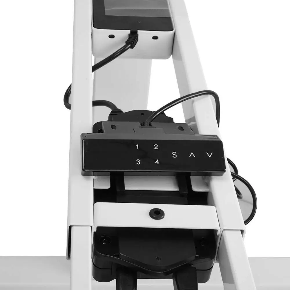 650mm Sit-Stand Electric Height Adjustable Standing Desk Frame Table Desk Frame Dual Motor 220lb Load Office Study Use