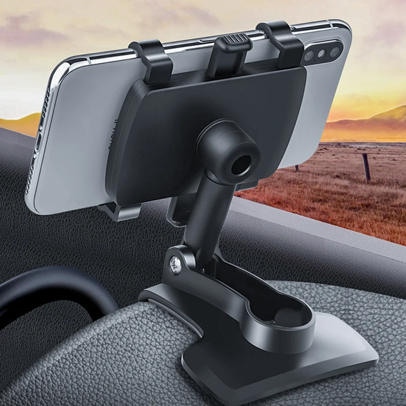 Car Phone Holder 360 Degree GPS Sunshade Support For Kia Rio K2 K3 Ceed Sportage 3 sorento cerato armrest picanto soul optima