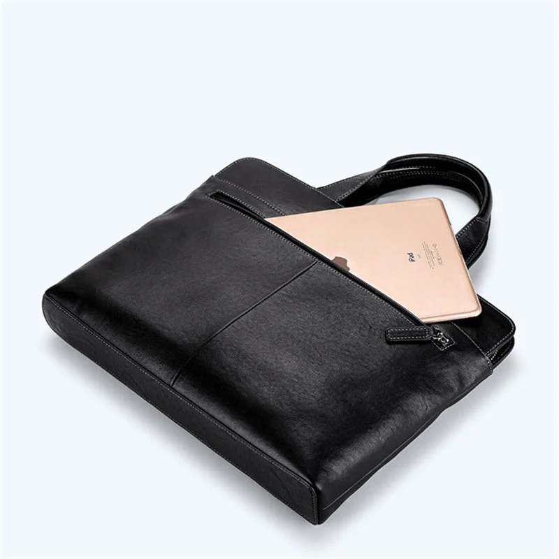 Williampolo masculino bolsa de couro genuíno bolsa para portátil maleta de negócios marca de luxo bolsa bolsas bolsa masculina sacos sac à principal