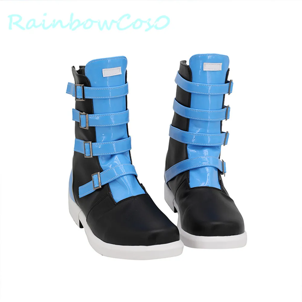 Twisted-Wonderland – bottes de Cosplay IDIA pour Halloween, chaussures arc-en-ciel, W979