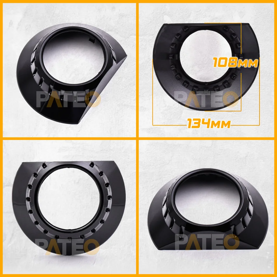 2.5 inch 3 inch Headlight Lens Shrouds Bezel Decorative Covers For LED HID Projector Lens WST/Hella 3R G5/Q5 Headlights