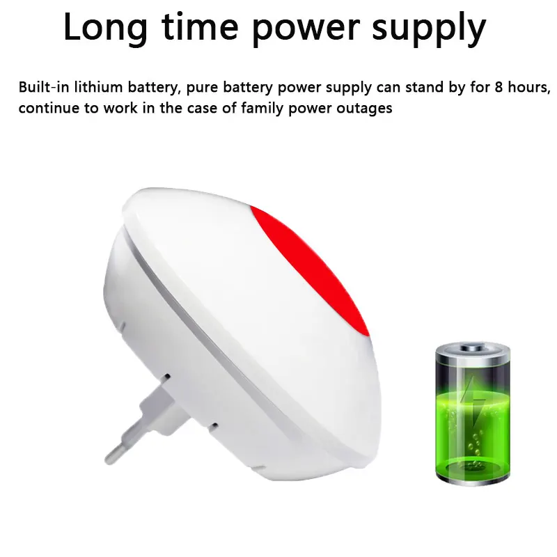 Wireless Siren 110dB 433Mhz Frequency Home Security Protection Alarm System High Sensitivity Infrared Detector Door Sensor Suit