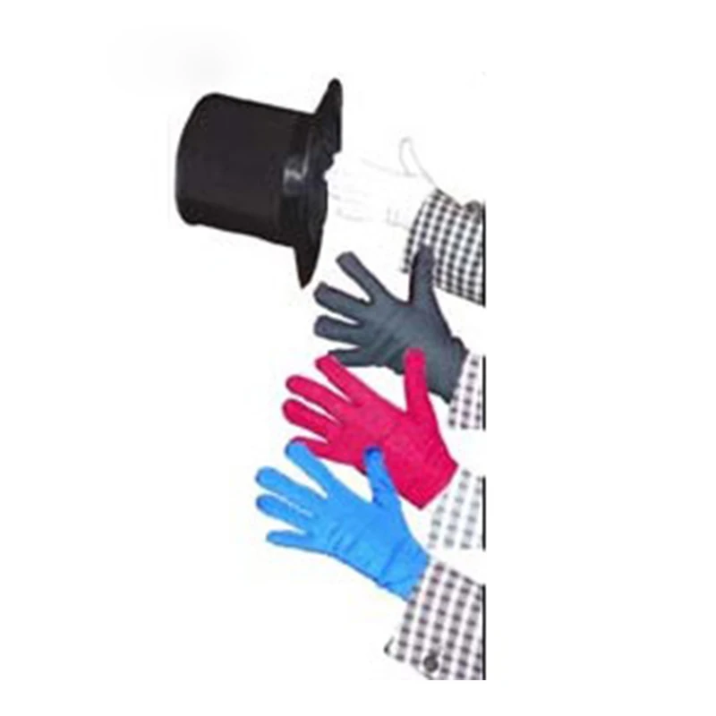 

Color Changing Gloves A Multiple Quick Change With Gloves Magic Tricks Magician Stage Illusions Accessories Gimmick Comedy Magia