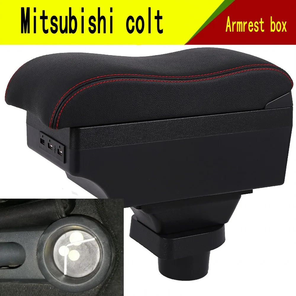 Arm Rest For Colt Armrest Box Center console central Store content Storage box with cup holder USB interface phone holder