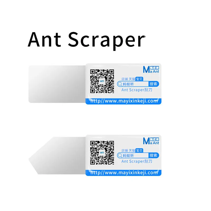 Coltello raschietto MA-Ant in acciaio inossidabile BGA Paver pasta termica per grasso strumento di riparazione aperto per telefono cellulare schermo rotto elettronico