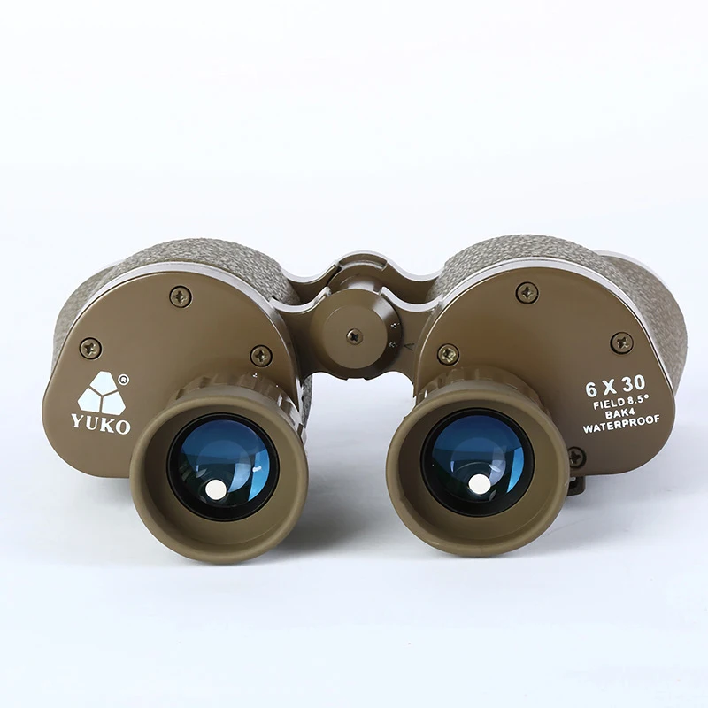 Military 6x30 Binocular Telescope with Reticle HD Waterproof lll Night Version Outdoor Camping Bird-watching Binoculars