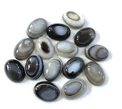 Natural Eye's Agate Cabochon 13x18mm Oval Gemstone CABS Ring Pendant Face Semi-precious Stone Jewelry Acccessories 6pcs/lot