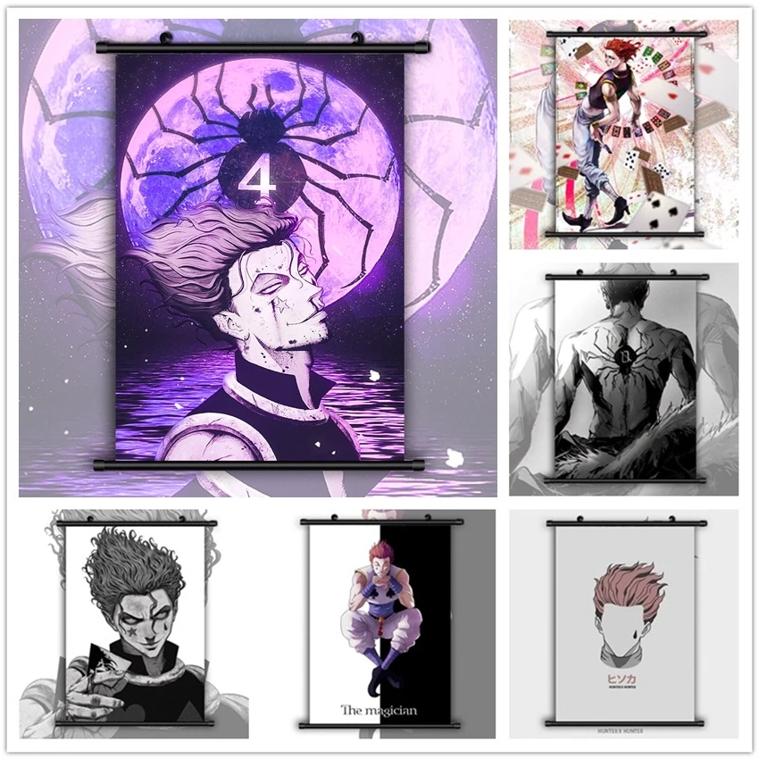 Canvas Painting Anime Posters Hunter X Hunter  Hisoka Morow Wall Art Picture for Living Room Decoration Home Deco