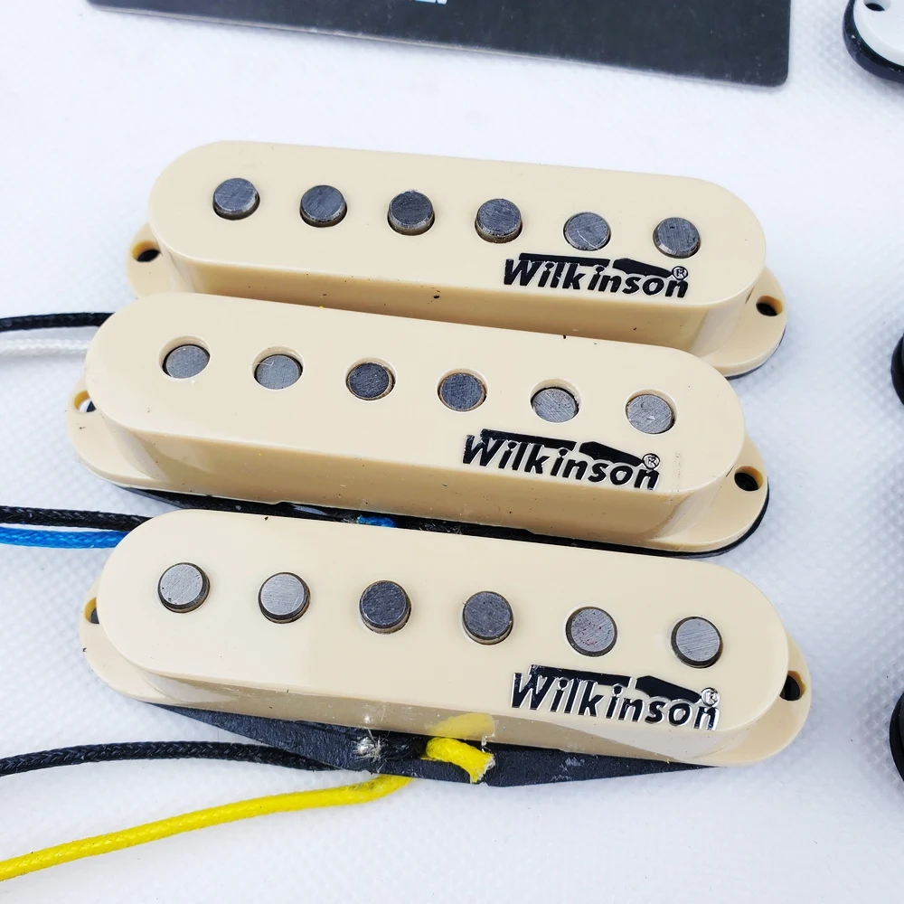 Wilkinson 60\'s WVS Alnico V Single Coil Guitar Pickups Black Electric Guitar Pickups For ST Guitar Made In Korea