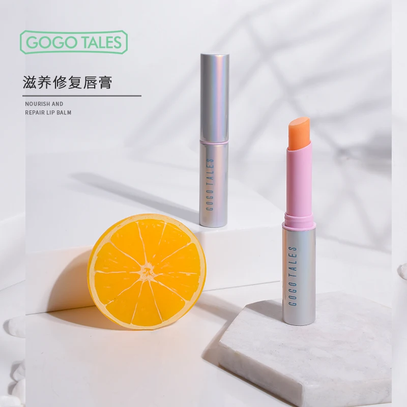 Nutritious Repair DayและNightธรรมชาติLip Balmแต่งหน้ายาวนานฤดูหนาวป้องกันลิปสติกอุณหภูมิสีเมจิก