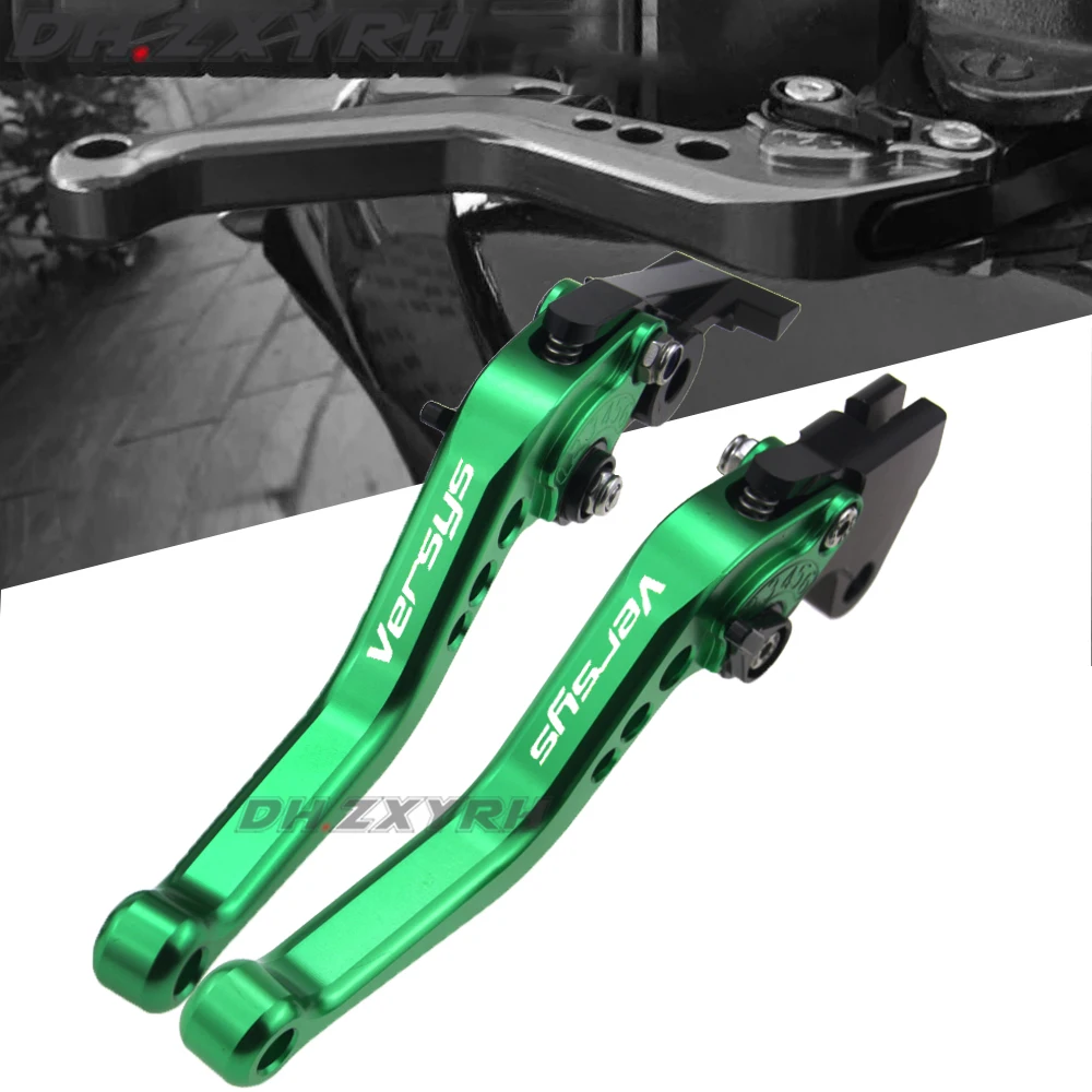 LOGO Versys for KAWASAKI VERSYS 650 VERSYS650 2006 2007 2008 Motorcycle Adjustable Brake Clutch Short Levers