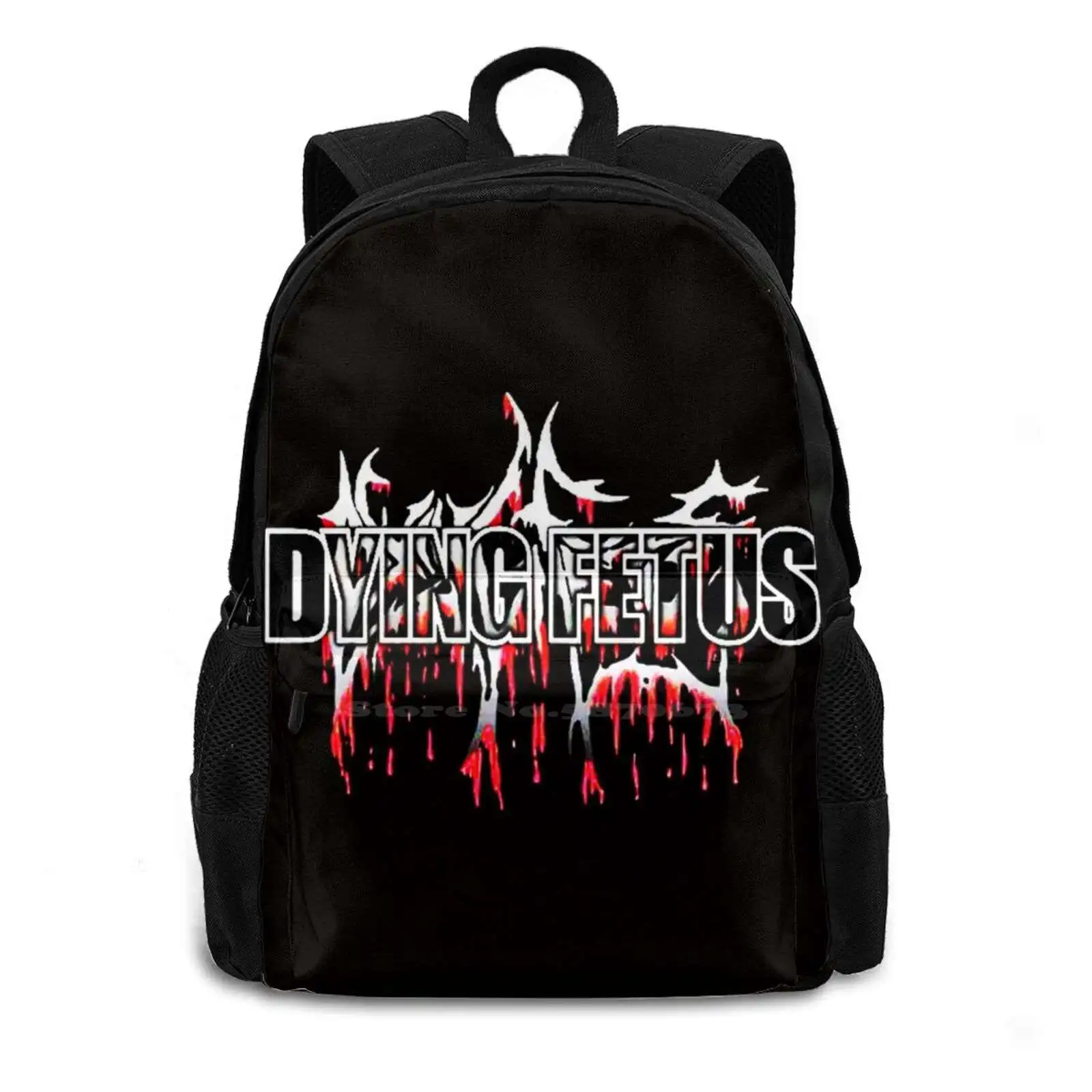 Fetus Logo School Bags Travel Laptop Backpack Amazing07 Fetus Is An American Death Metal Band Originally From