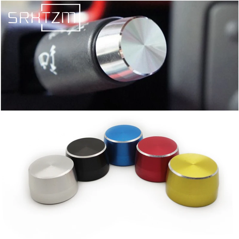 2Pcs Steel Dial Lamp Switch Cover Accessories Car Styling Fit For Benz Smart Fortwo 451 2007 2008 2009 2010 2011 2012 2013 2014