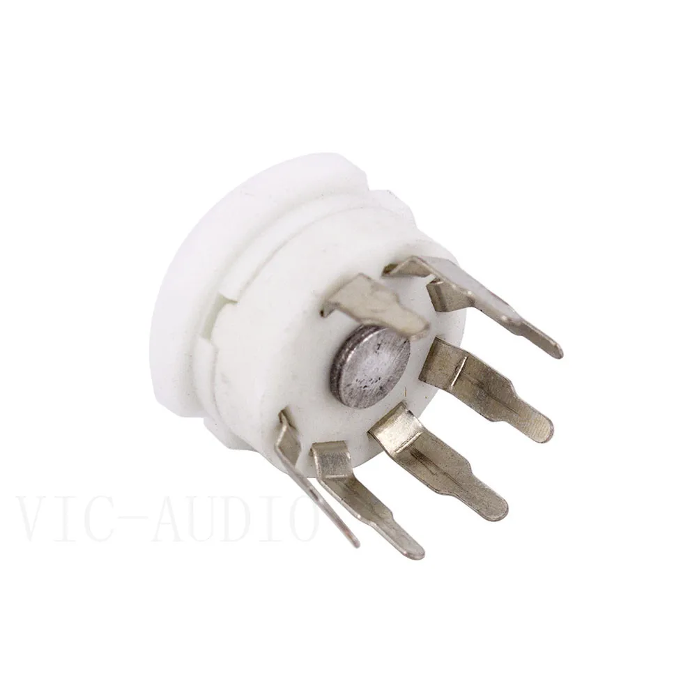 7Pin Tube Socket PCB Mount For 6Z4 6J1 EAA91 EC92 2P2 6X4 6J2 6J3 Vacuum Tube Amplifier Audio HIFI DIY