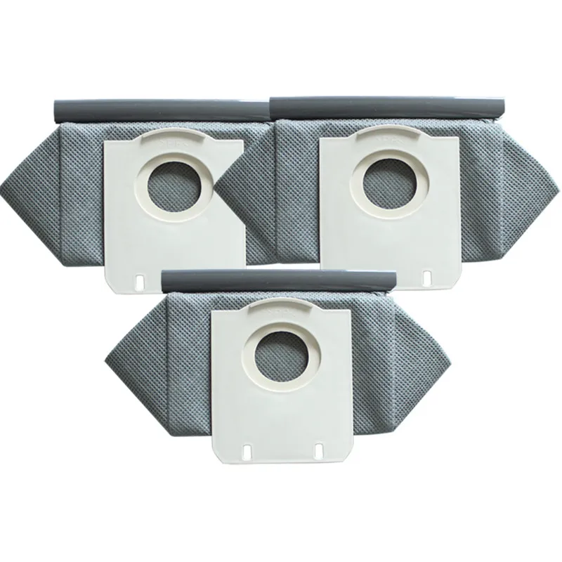 3pcs ถุงเก็บฝุ่นล้างทําความสะอาดได้สําหรับ Philips FC5122 FC5125 FC5126 FC5128 หุ่นยนต์เครื่องดูดฝุ่นกระเป๋า