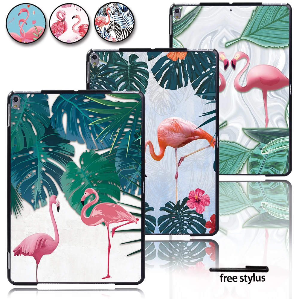 Case for Apple IPad Air 3 2019/iPad Pro 2nd Gen 10.5 Inch Flamingo Pattern Anti-fall Tablet Protective Back Shell