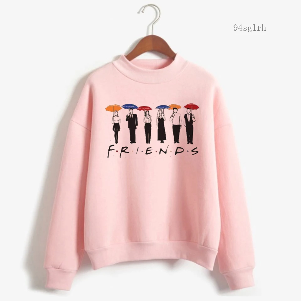 Friends Tv Show Harajuku Kawaii Cartoon Hoodie Women Autumn Winter Warm Tops Korean Style Sweatshirt Casual Streetwear Female