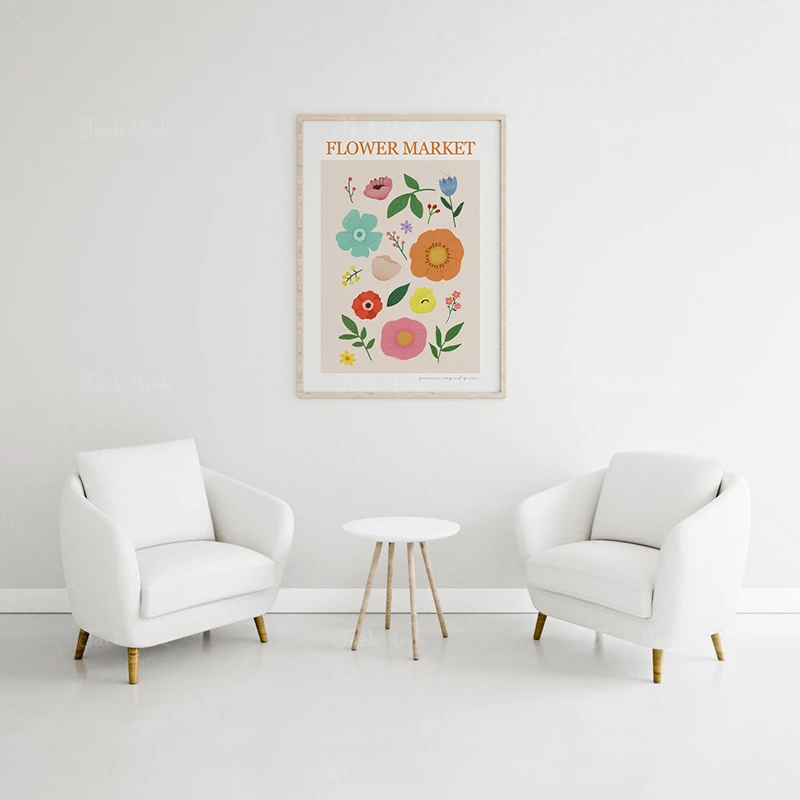 Flower Market Print,Colorful Wall Art,Poster Flower Print,Living Room Wall Art,Living Room Art,Art Poster,Flower Poster,Florist