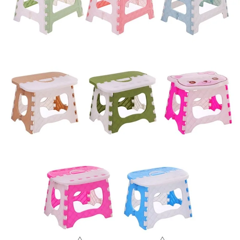 Folding Stools Portable Lightweight PP Chairs for Picnic BBQ Beach Bathroom Kitchen Office Garden Camping Fishing Outdoor