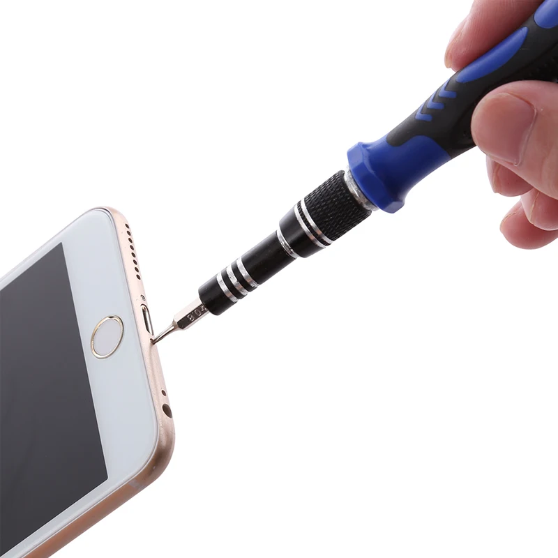 81 56 ビットと 1 精密ドライバーセットでてこオープニング修復ツール iphone コンピュータの携帯電話の修理ツールセット