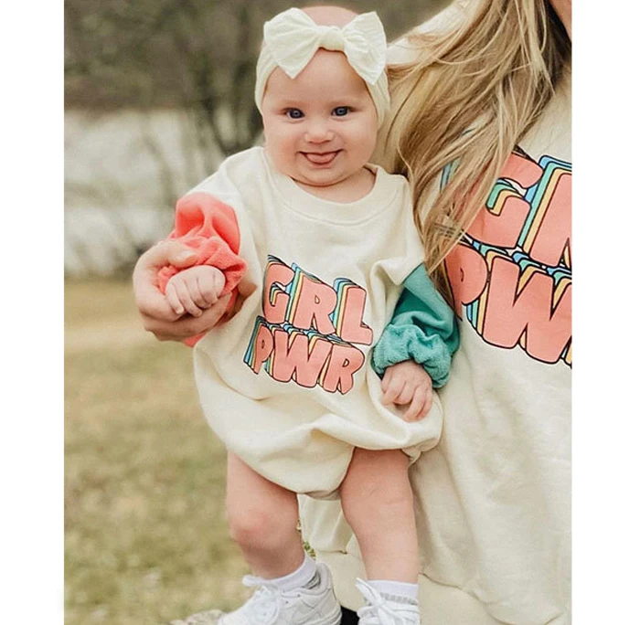 Autumn Spring Baby Girl Romper Fashion Long Sleeve Letter Newborn Girls Jumpsuits Clothes Infant Girl Sweater Clothes