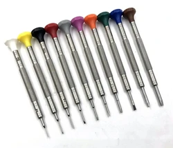 Premium Quality Fixed-Blade 0.6-3.0mm Cross type Watch Screwdriver,Watch Movement Repair Screwdriver Tool for watchmaker