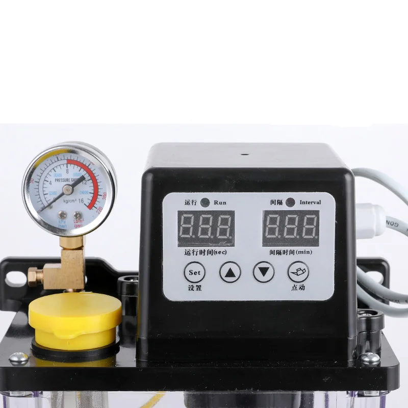 NEW 220V cnc electromagnetic lubrication pump lubricator 0.5/1/2 Liters lubricant pump automatic lubricating oil pump Oil inject