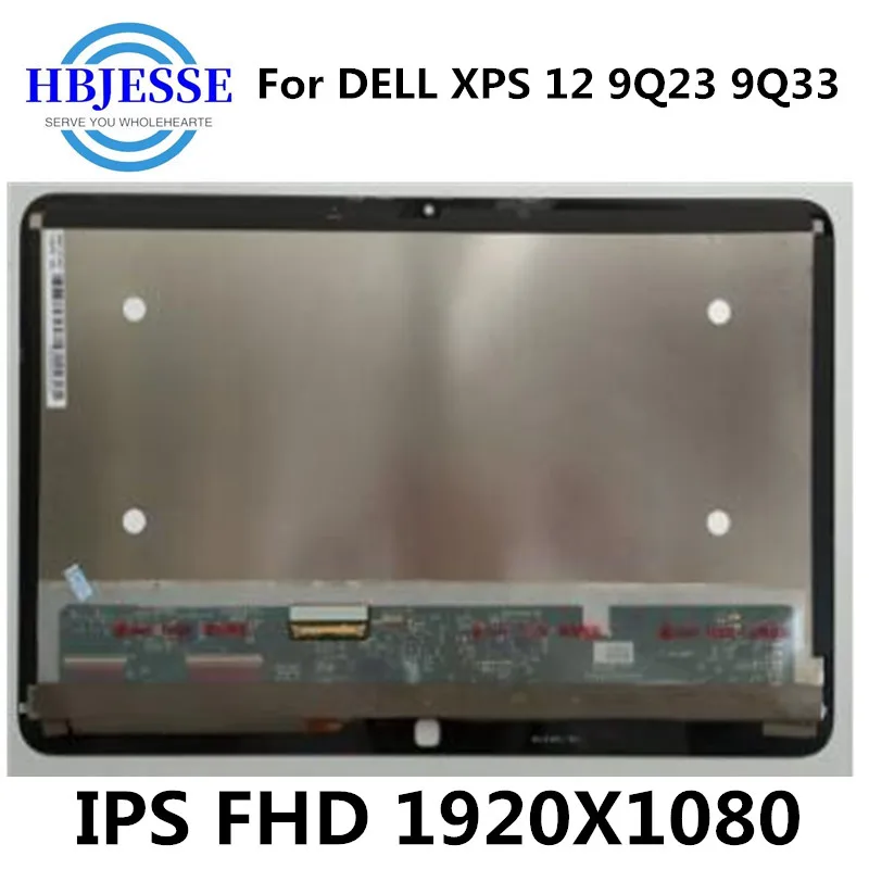 

Original 12.5" LP125WF1 SP A2 A3 A1 LP125WF1 SPE3 FHD 1920*1080 For DELL XPS 12 9Q23 9Q33 LCD Touch Screen Assembly