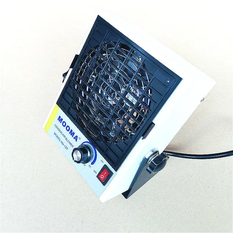 مزيل ثابت SL-801D مماثلة تيار مستمر منفاخ الهواء المؤين مع وظيفة التحذير المؤين مروحة الهواء ESD منفاخ المؤين