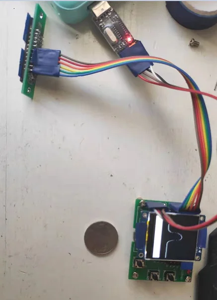 TCD1304 مجلس التنمية الخطي صفيف CCD وحدة LCD زر المنفذ التسلسلي إيثرنت نقل عالية السرعة التكيف التعرض