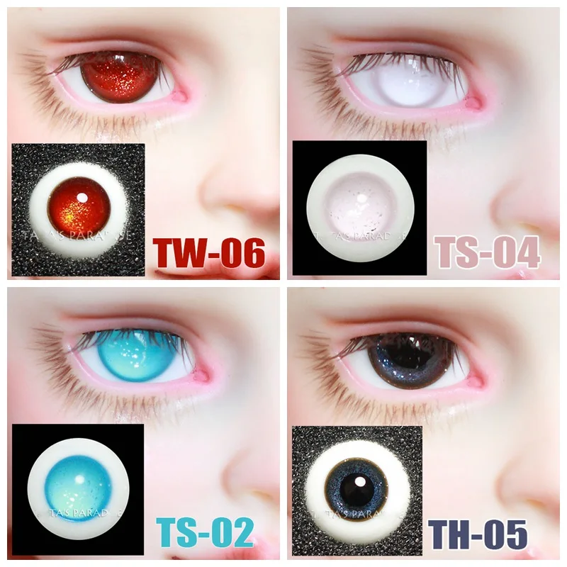 

1/6 1/4 1/3 Scale BJD Make Up Accessories Doll 12mm 14mm 16mm Glass Eyeball For SD YOSD MSD SD13 SSDF Uncle C0991