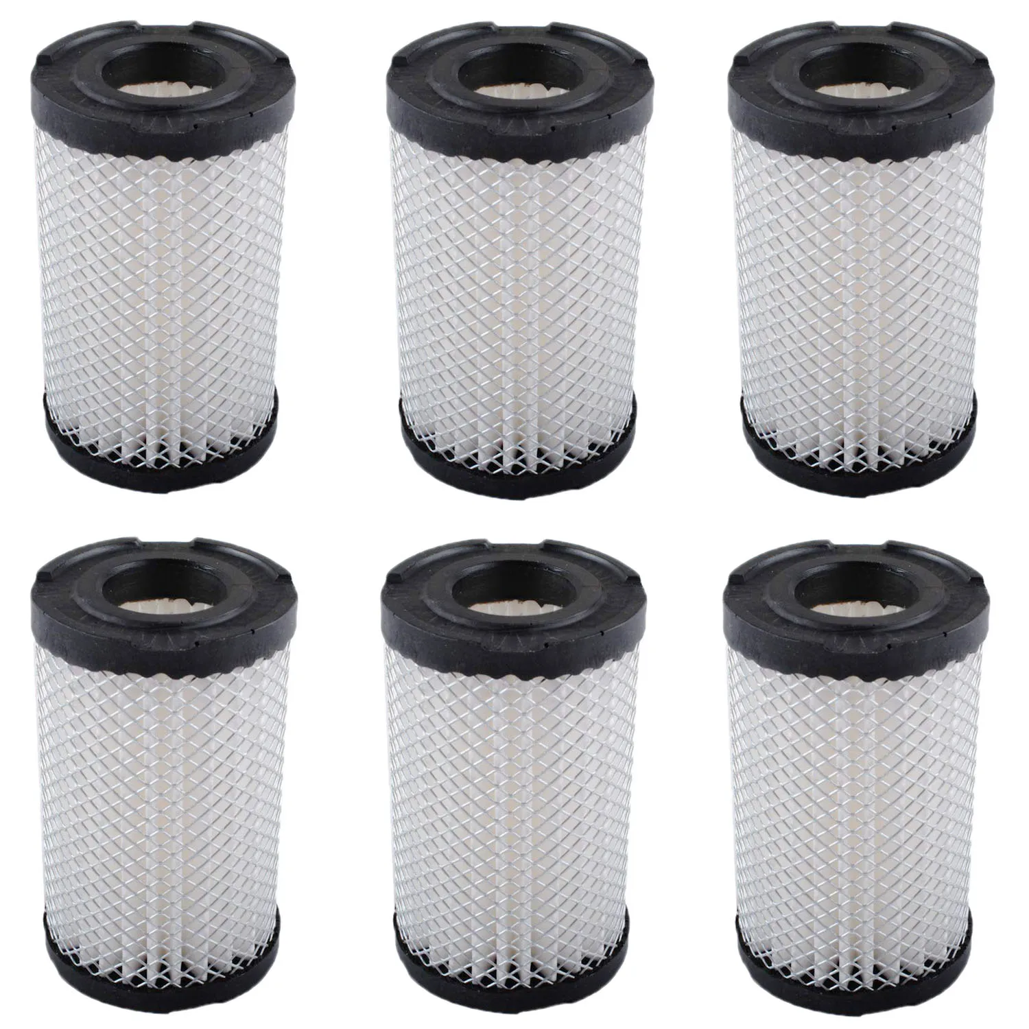 6PC Air Filter For Tecumseh 35066 OVRM105 TC200 TC300 TCH300 TVS100 TVS105 AM123992 314 314F Sears 63087A Craftsman 33342 63087A