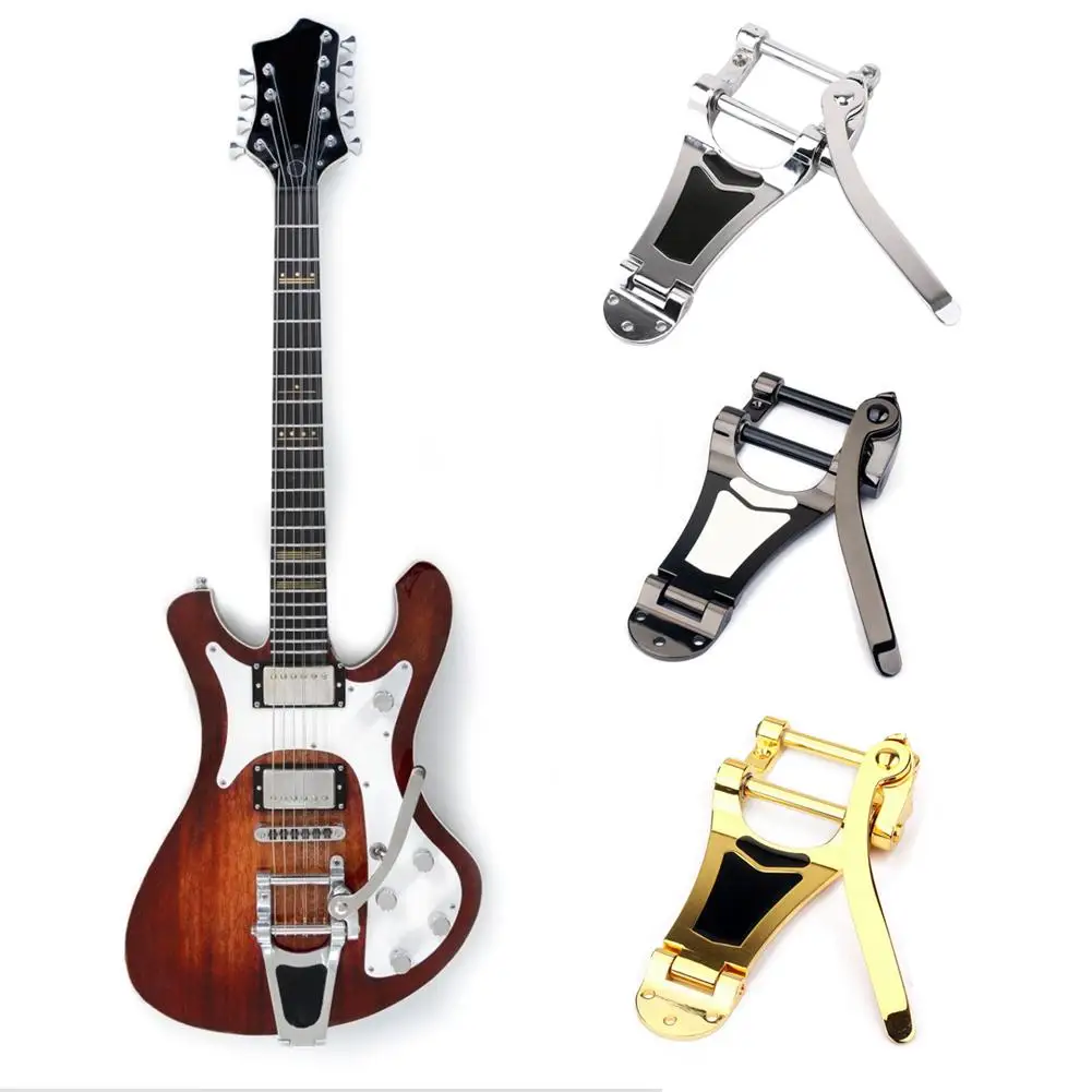 Guitar Vibrato Bridge Tailpiece B7 Jazz Guitar 3 Color Tremolo Bridge Guitar Accessories for Gibson Bigsby Tremolo ES355 EP