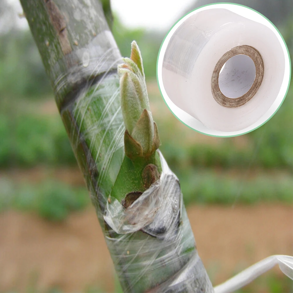 Longth 200M Parafilm Nursery Grafting Strechable Film Tape Garden Tree Plants Seedlings Supplies  Eco-friendly PE Self-adhesive