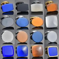 MeMolissa Quality Unique Design French Cufflinks for Men Natural Stones Fashion Luxury Cuff Links for Wedding Jewelry Gifts