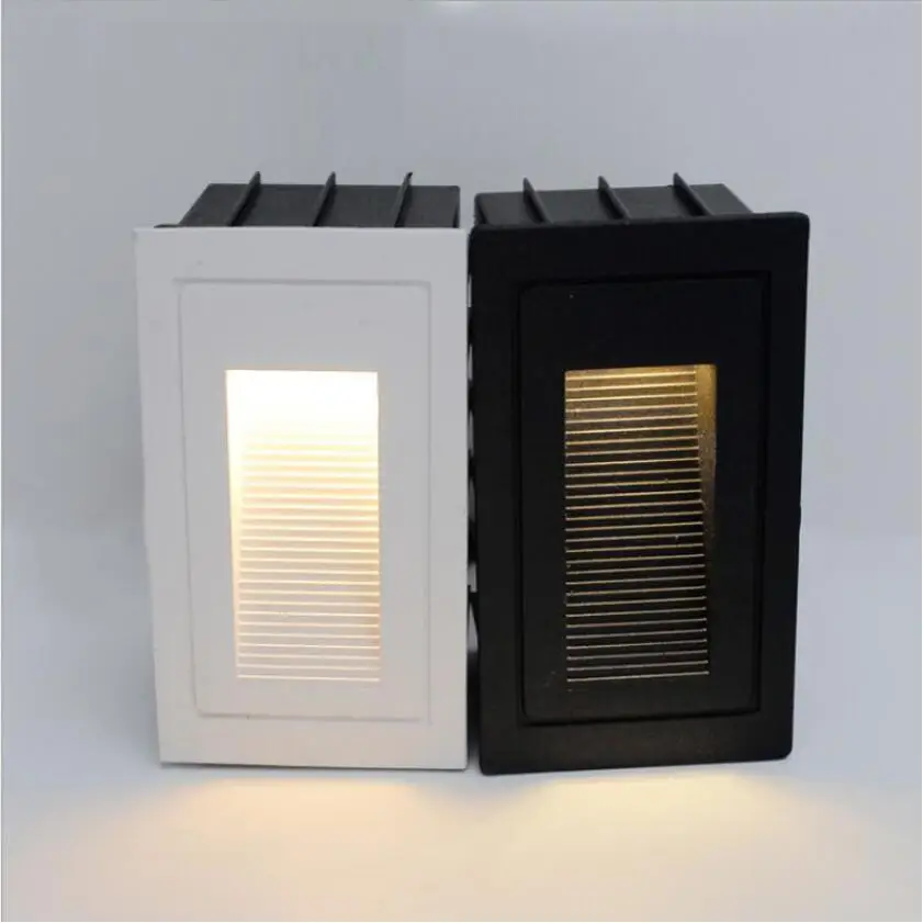 

2pcs 5W 10W LED Step Stair Lamps Waterproof IP65 Wall Light Embedded Underground Light Inground Deck Footlights 85-265V 12V