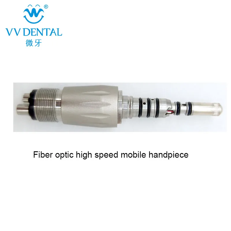 VV Dental Cheap detachable dental oral cavity equipment motor being push button high speed dental handpiece with led light HL100