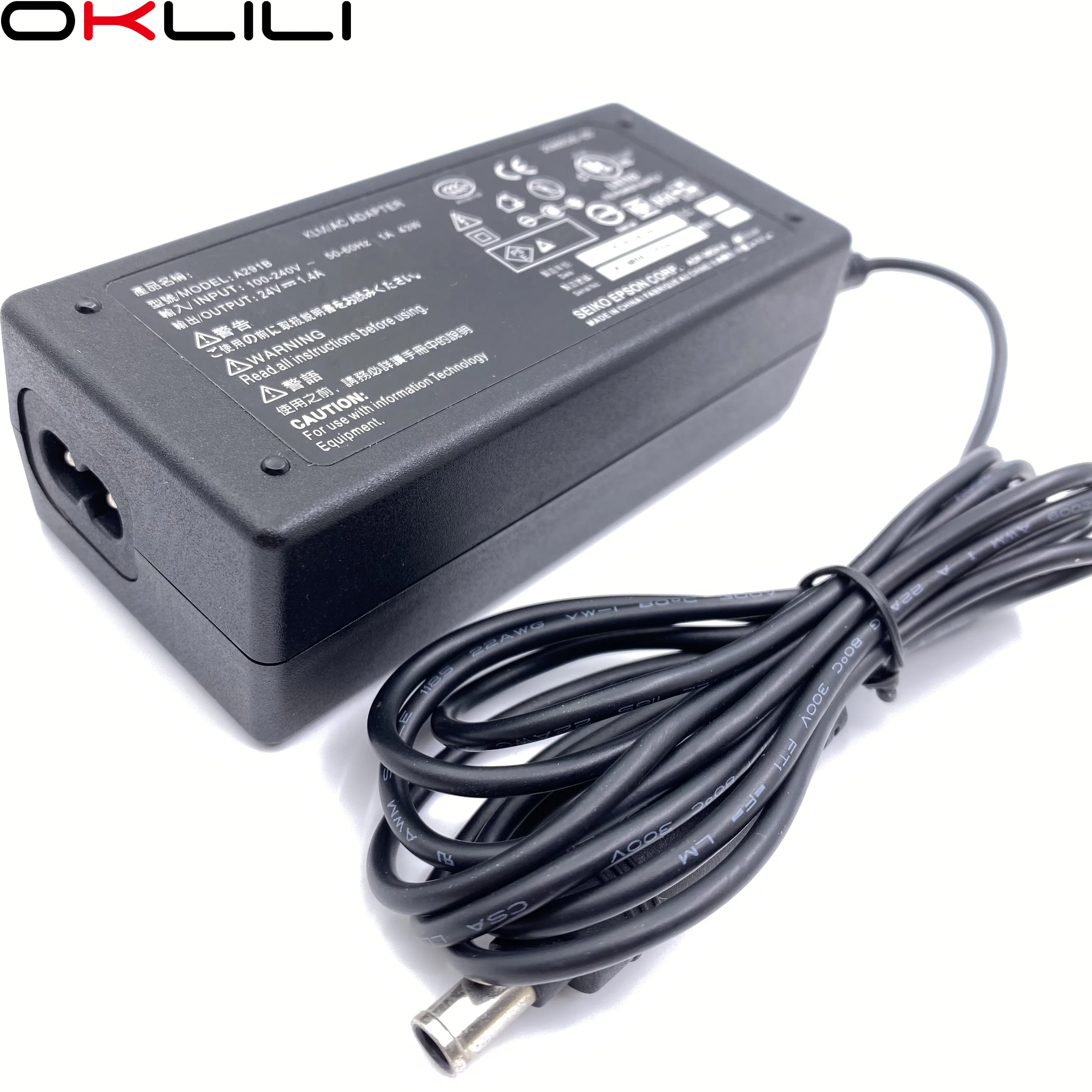 AC Adapter Charger Power Supply for Epson V500 V550 V600 V700 V750 V800 V850 3170 4180 4490 4990 GT1500 GT2500 DS510 DS520 DS560