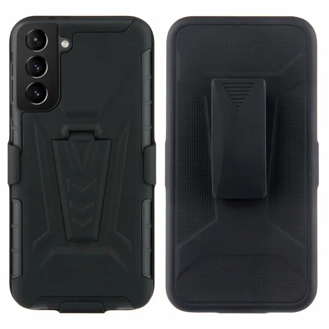 ShockProof Heavy Duty Armour Tough Stand Case With Belt Clip For Samsung Galaxy S21/Galaxy S21+ Plus