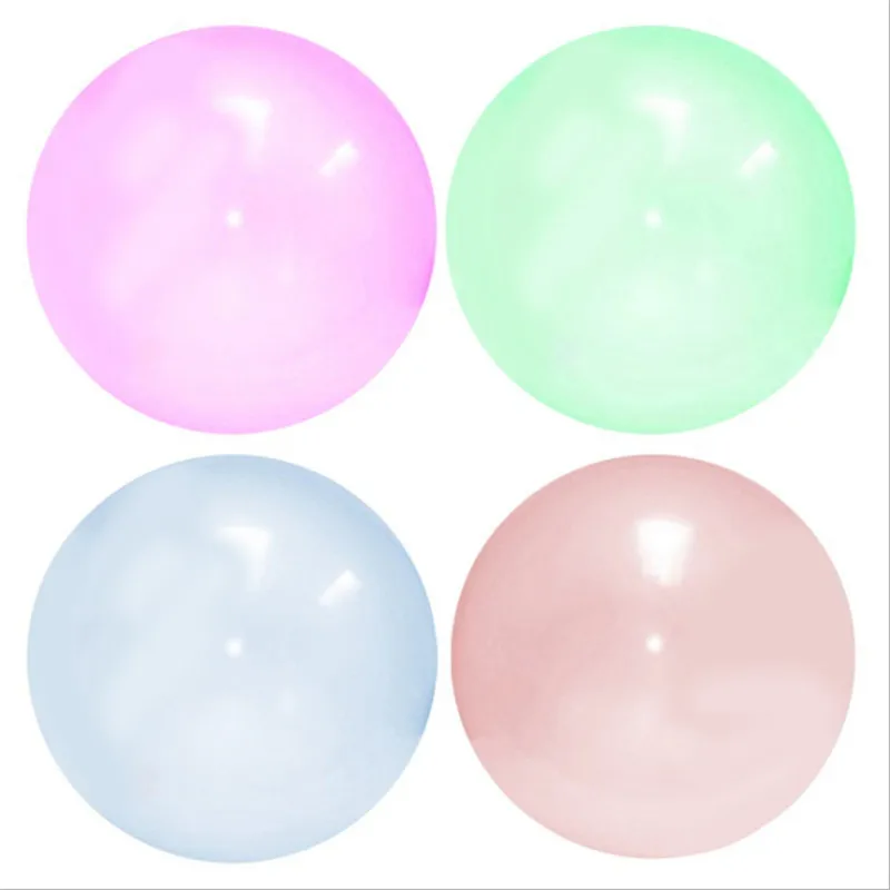 Hot Selling Transparent Bubble Ball Creative Children \'s Big Light Toy Baby Bath Birthday Party Decor