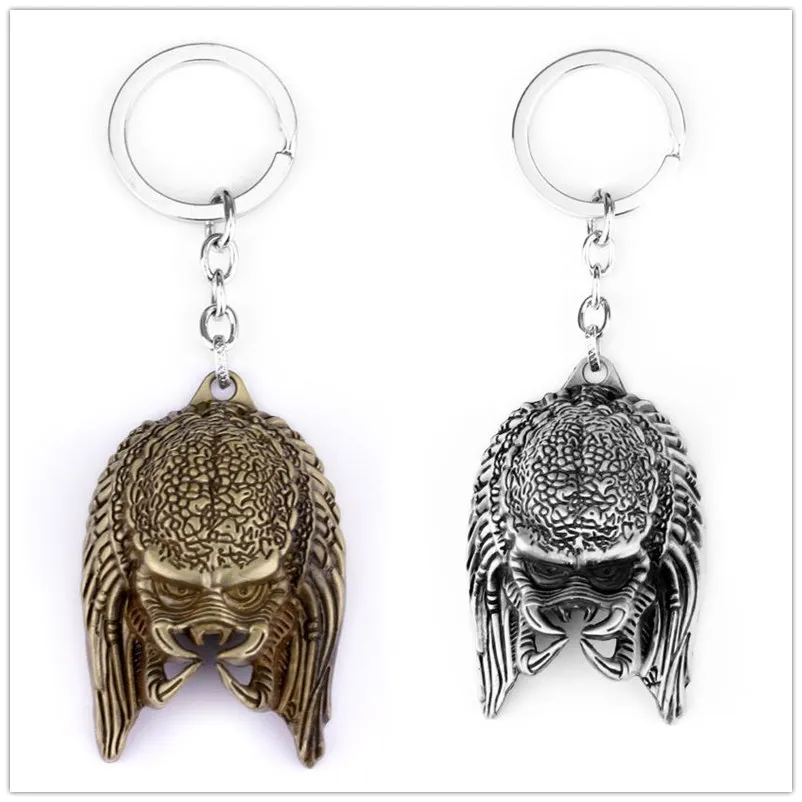 Movie Alien Vintage AVP Ornaments Alien Predator Keychains Classic accessories for Women men Jewelry Metal Keyrings-50